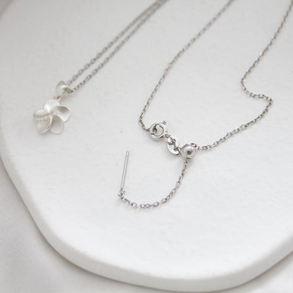 Sakura Pendant Necklace| S925 Necklace| Sweater Chain
